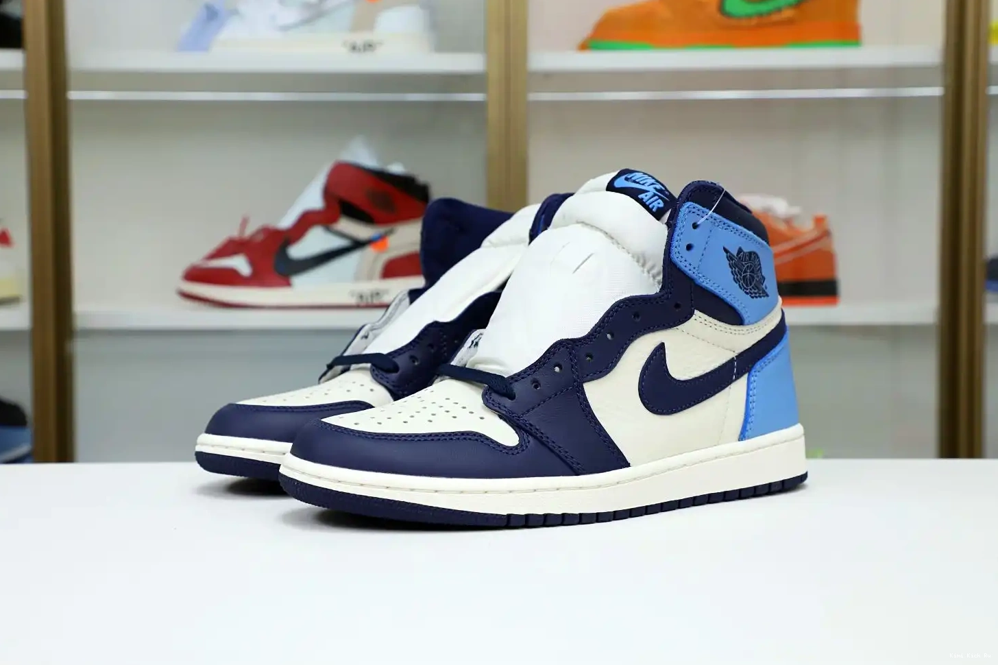 OG RETRO AIR Kimikick HIGH 'OBSIDIAN' JORDAN 1 0723